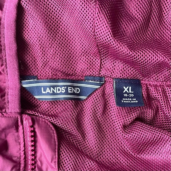 Lands’ End Kid’s Packable Waterproof Rain Jacket - Picture 8 of 11